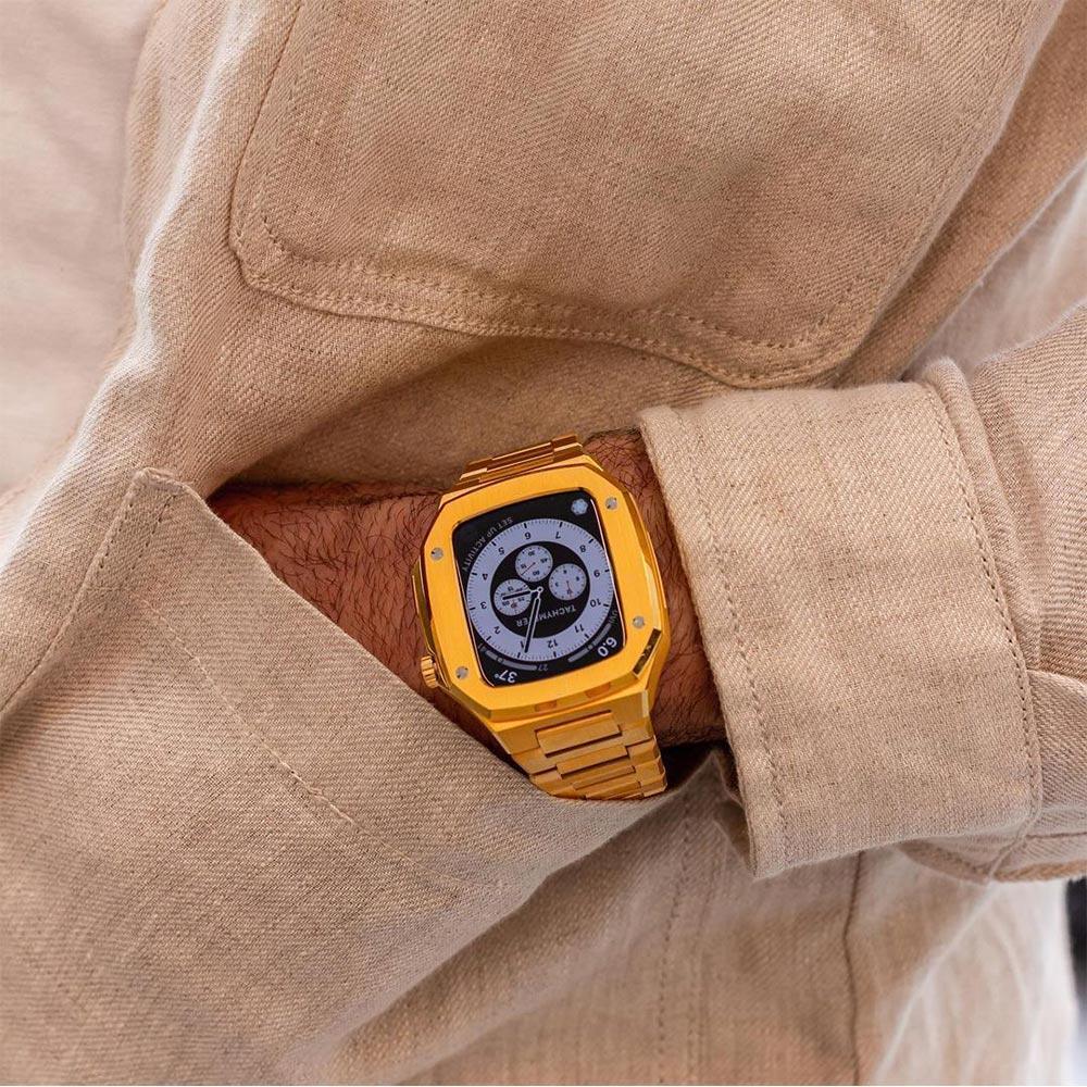 Luxury apple watch case and band set for apple Series 9/8/7/se/6/5