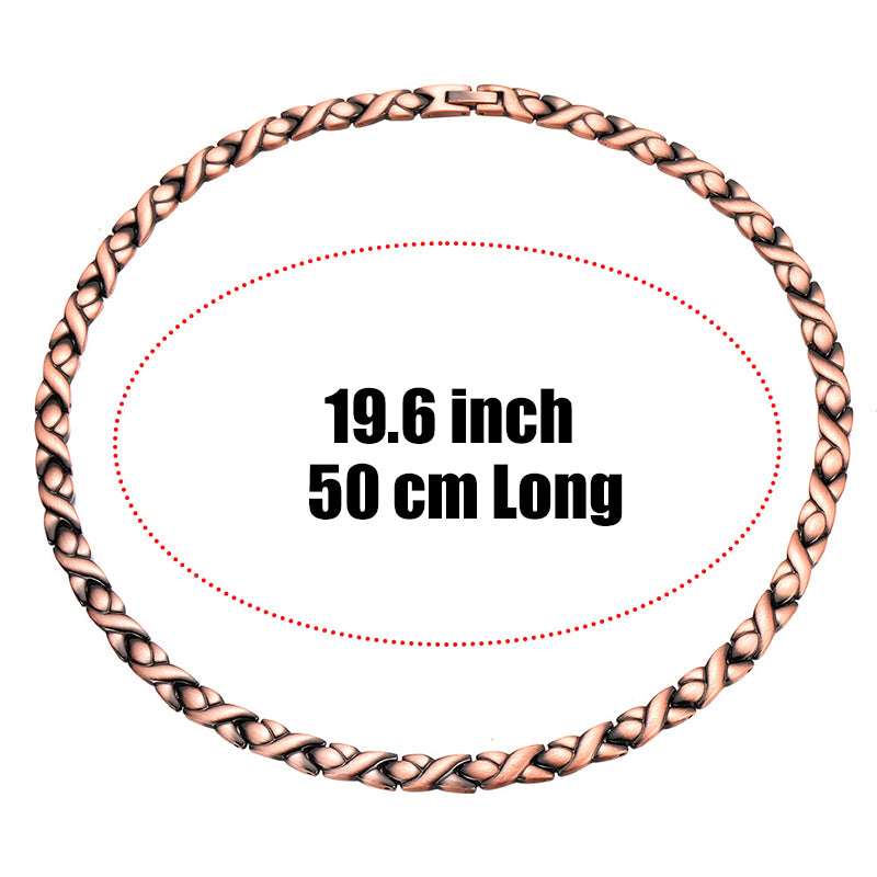 Magnetic Therapy necklace Headaches Blood circulation Necklace Copper necklace - CIVIBUY