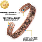 Stylish Copper Bracelet  Magnetic Therapy & Meaningful Gift