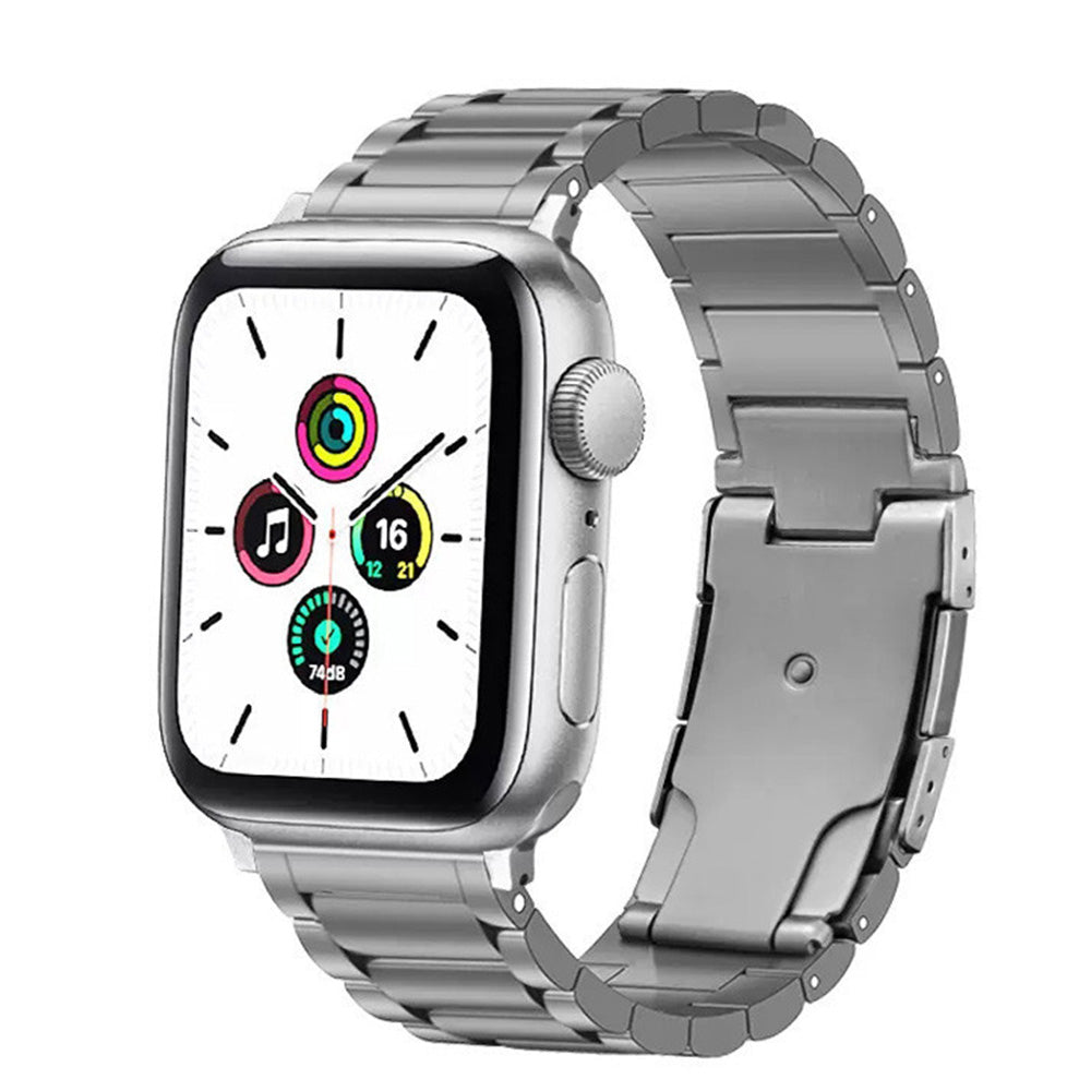 Titanium Band for Apple Watch Ultra 2, Titanium Metal Watchband Strap with Integrated Buckle for Apple iWatch