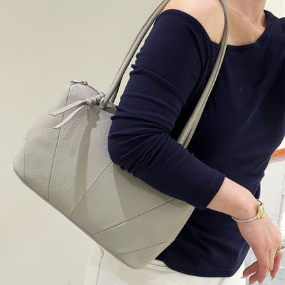 Elegant Soft Cowhide Leather Shoulder Bag with Stylish Design and Comfortable Strap