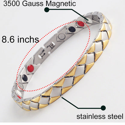 Titanium bracelet Magnetic Therapy Bracelet Pain Relief for women