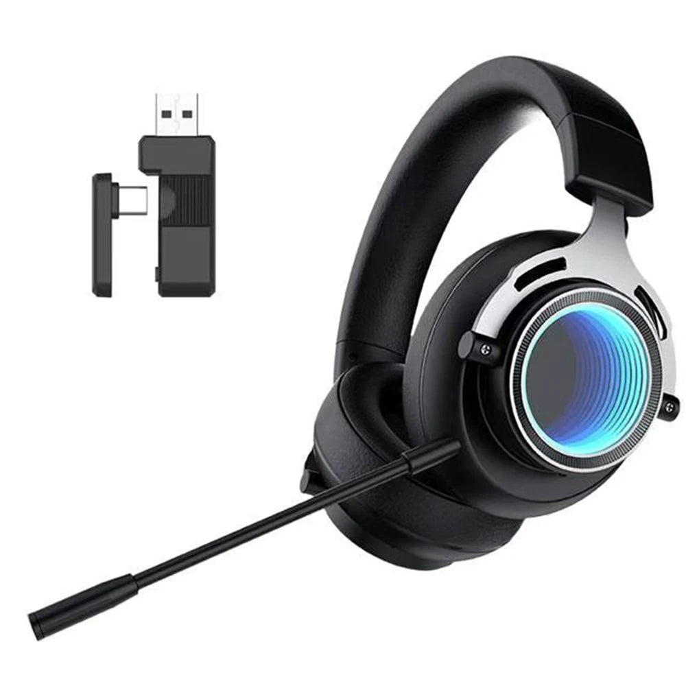 Neon LED Wireless Gaming Headset BT70 – Multi-Platform 2.4GHz / Bluetooth / Type-C