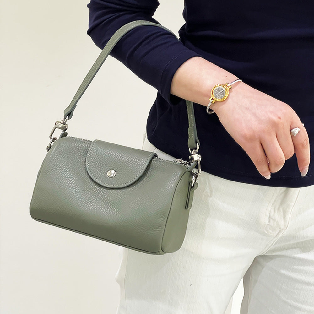 女性用レザー編みバケットバッグ レザー手編みバッグ 女性へのギフト、羊皮