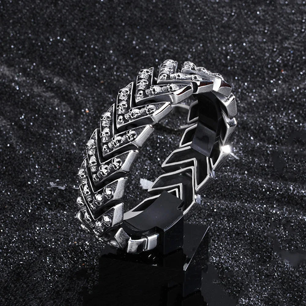 Heavy Study Steel Large Link Motorcycle Bike Bracelet, crafted for durability and style under $30