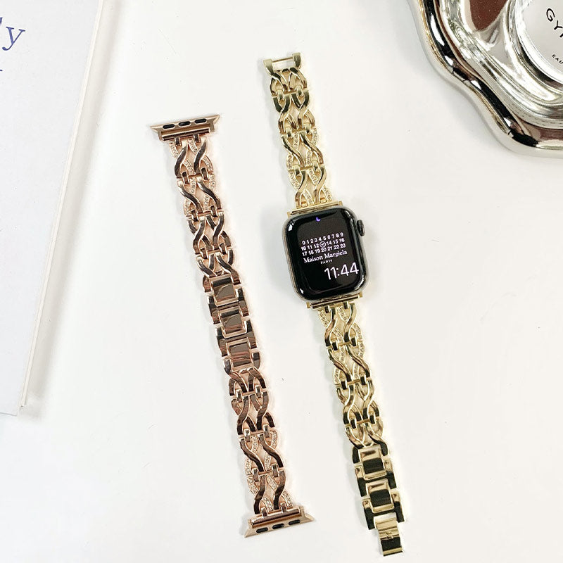 Sparkly bracelet apple Watch band 38/40/41mm Bracelet Strap for Series /3/4/5/6/7/se/8 - CIVIBUY