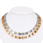 Germanium Necklace Blood Circulation Pain Relif Jewelry Gold Necklace SC-G11 - CIVIBUY