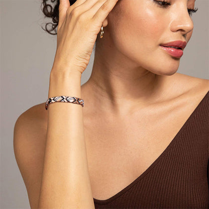 Sparkly Effective Women Magnetic Copper Bracelets for Arthritis pains