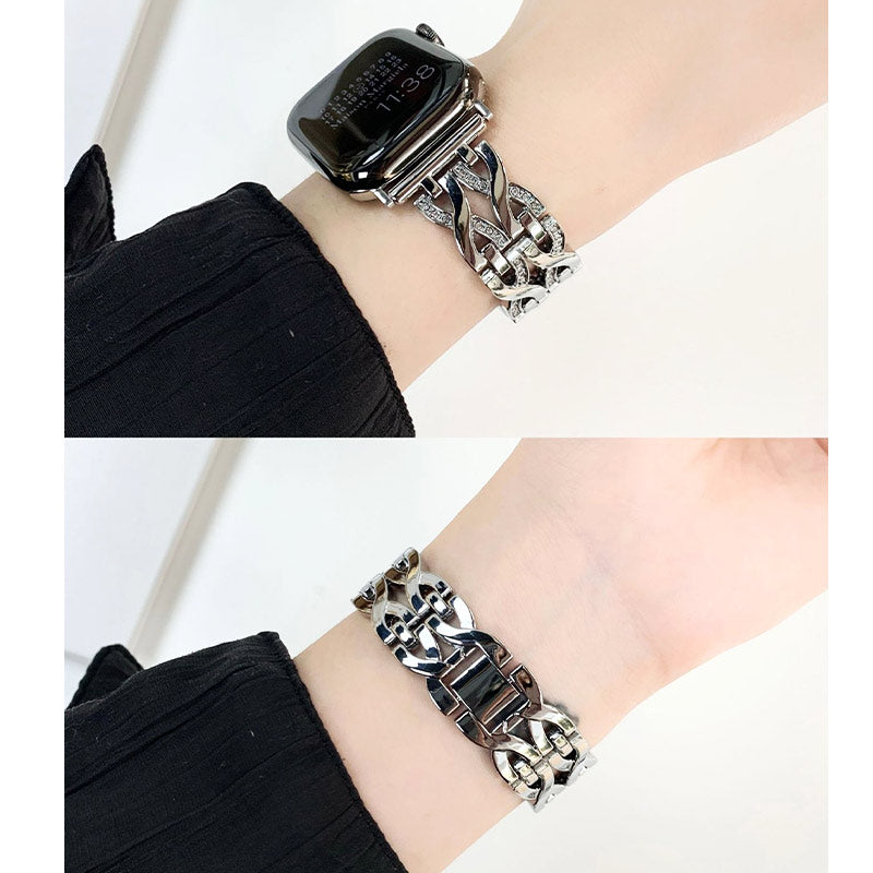 Sparkly bracelet apple Watch band 38/40/41mm Bracelet Strap for Series /3/4/5/6/7/se/8 - CIVIBUY