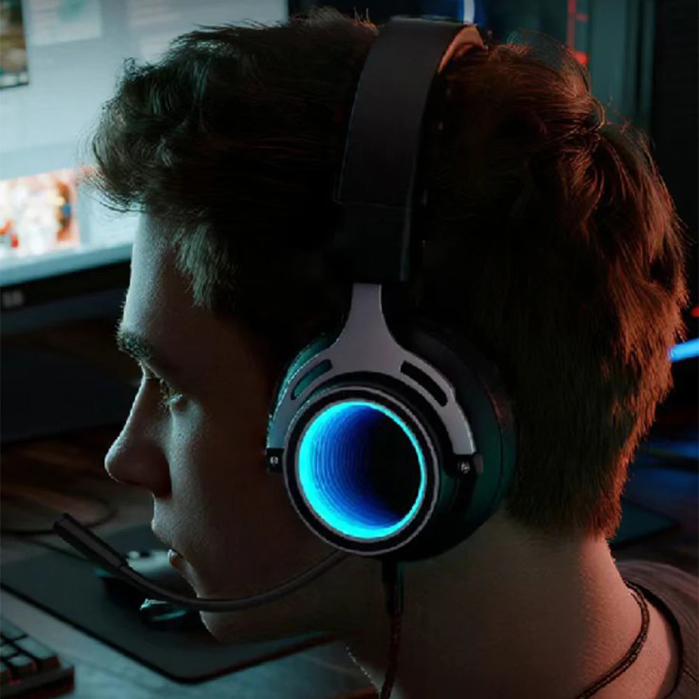 Neon LED Wireless Gaming Headset BT70 – Multi-Platform 2.4GHz / Bluetooth / Type-C