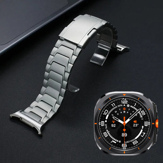 Galaxy Watch 7 Ultra Metal Stainless Steel Replacement Strap For Samsung Watch 7 Ultra 47mm