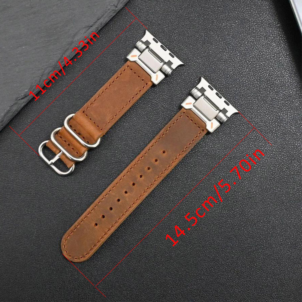 Best Leather Band Apple Watch ULTRA Leather Watchband,42/44/45/49MM