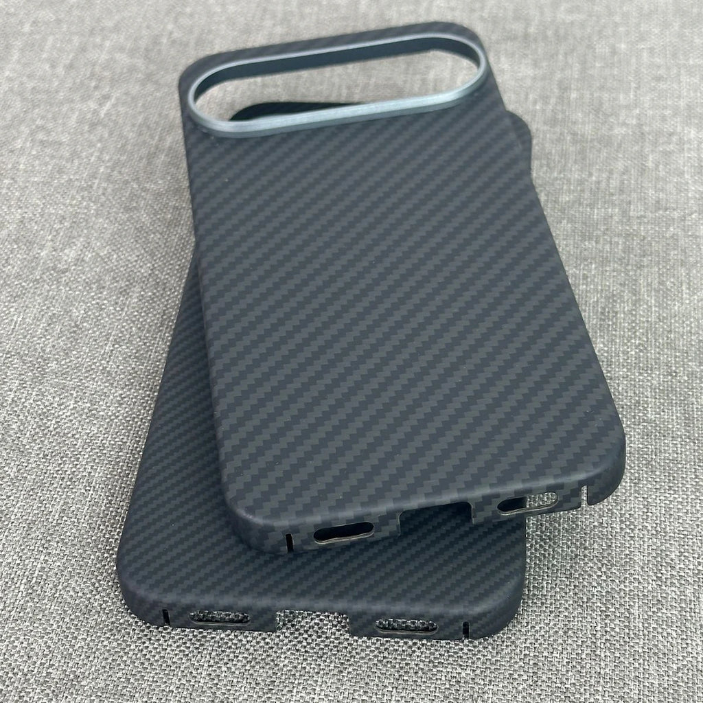 Google Pixel 11 Pro Case Real Dry Carbon Fiber Magnetic Cover, Slim Detachable 2-in-1 Protective Case
