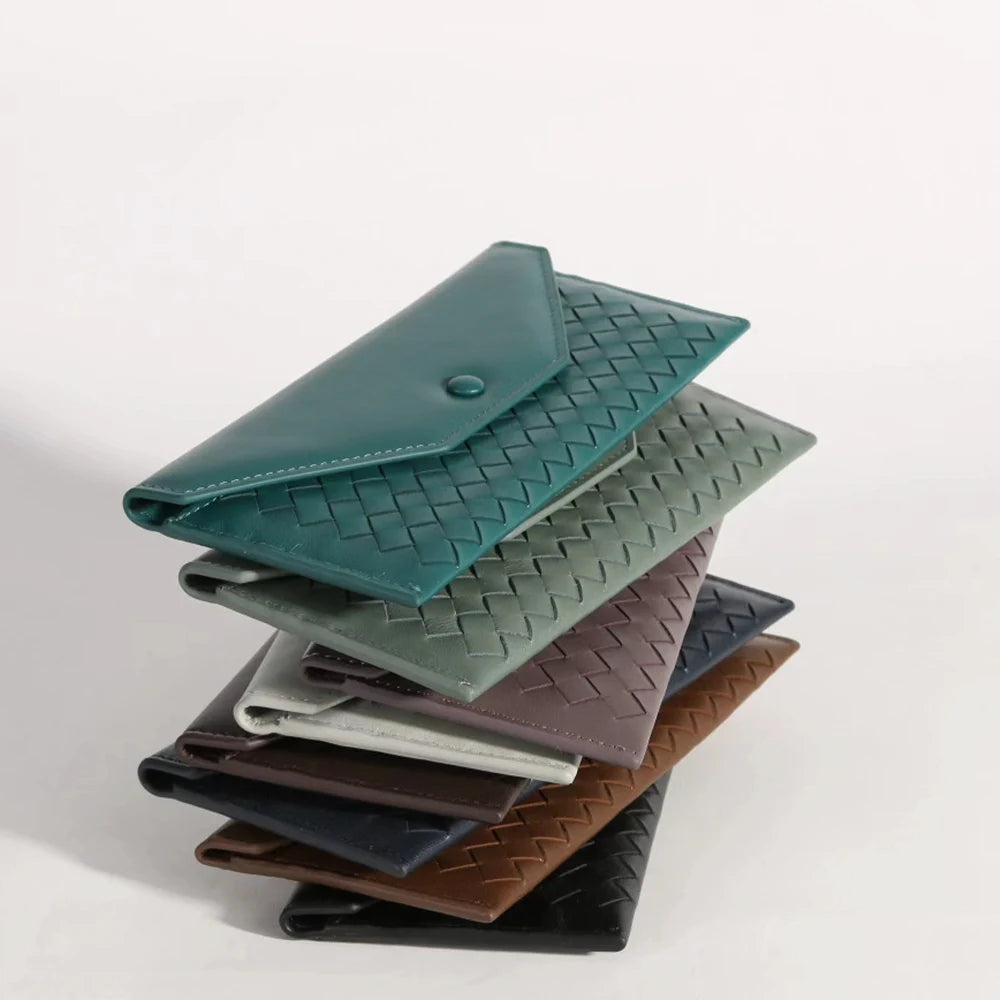 Handcrafted Sheep Leather Wallet - Elegant Women’s Evening Purse with Card Slots[WHOLESALE]