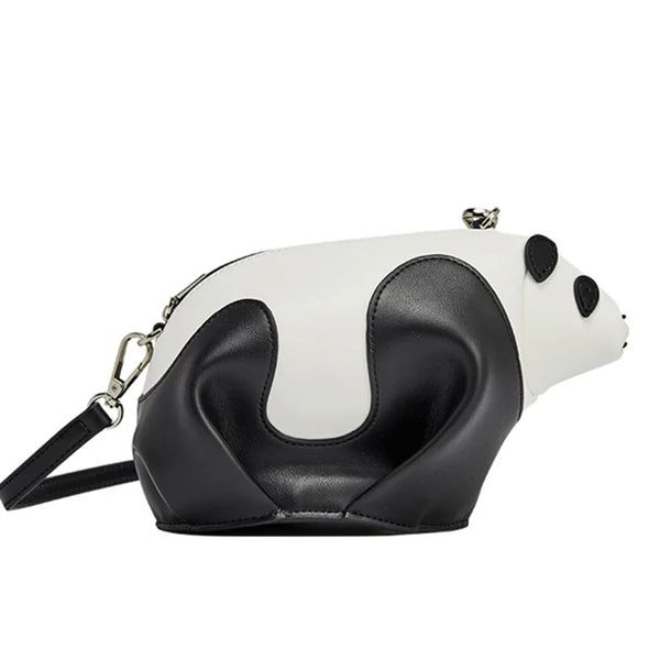 Cute Panda Shoulder Bag 3D Animal Crossbody Purse for Women & Teens