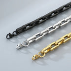 Gold 6mm Polished and Textured Fancy Link Bracelet