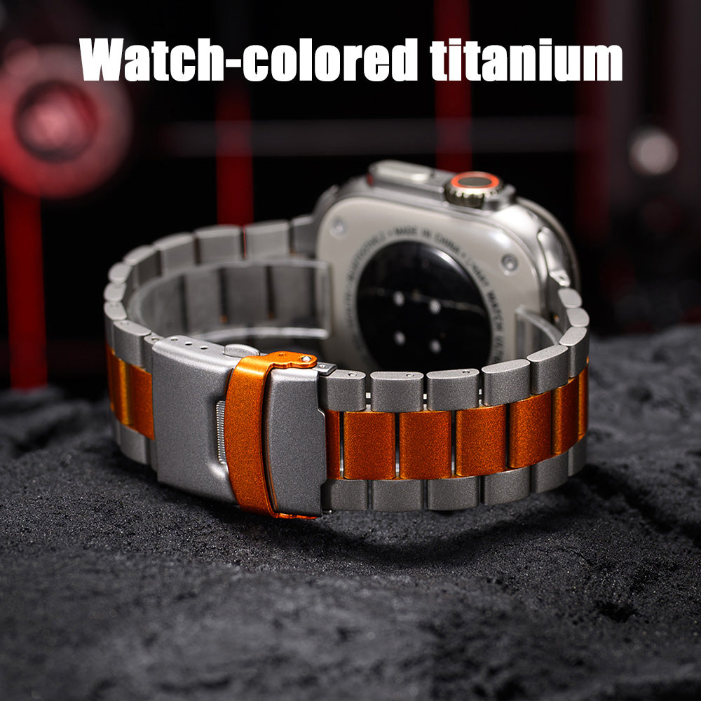 Premium 49mm Titanium Metal Bracelet Band for Apple Watch Ultra 2