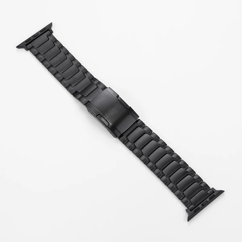 Titanium Apple Watch Ultra 2 Band Double Clasp