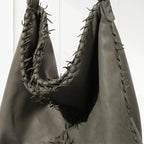 Medium Leather Shoulder Bag | Luxury Green Genuine Leather Handbag