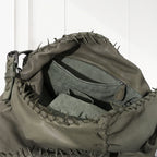 Medium Leather Shoulder Bag | Luxury Green Genuine Leather Handbag