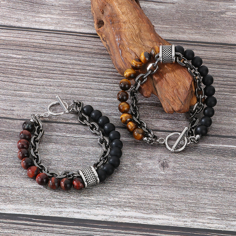 Buddha Tiger Eye Bracelet | Natural Stone Protection Jewelry for Mind & Spirit