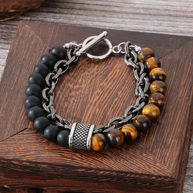 Buddha Tiger Eye Bracelet | Natural Stone Protection Jewelry for Mind & Spirit