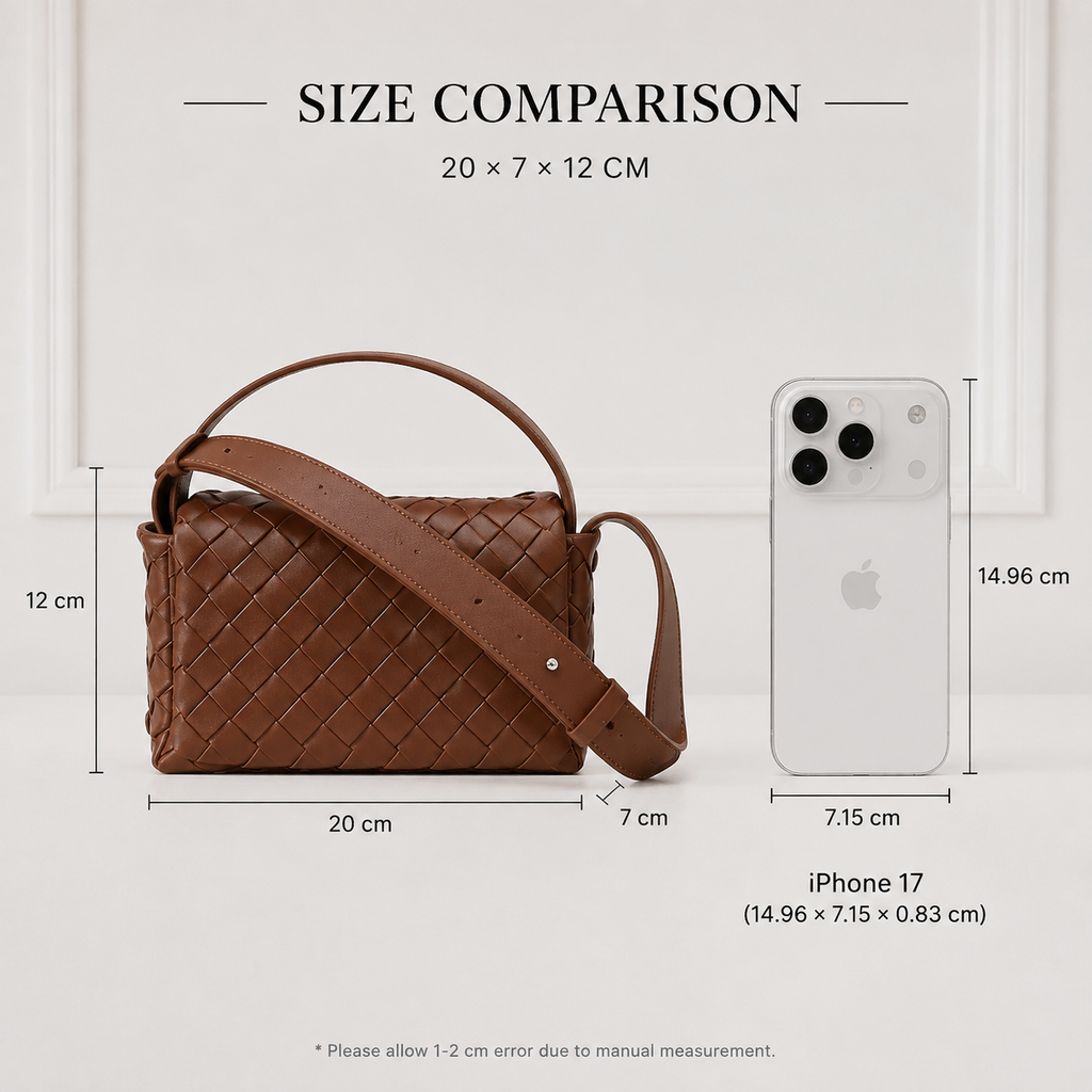 Premium Weave Mini Box Bag