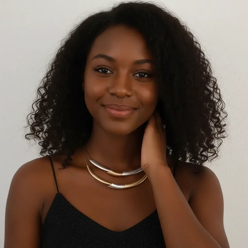 Wholesale Chunky Gold Chain Necklace – Statement Geometric Choker Jewelry Supplier near Clearwater FL