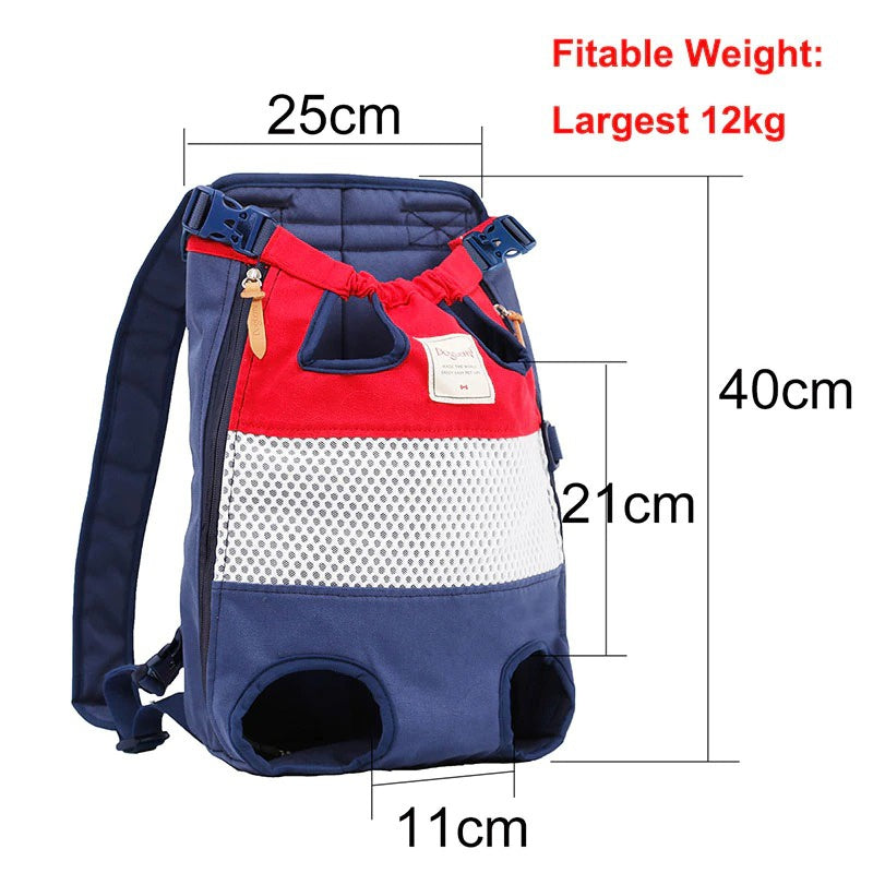 Pet Carrier Backpack Outdoor Travel Lightweight Dog Pet Carrier Mesh Breathable Bag