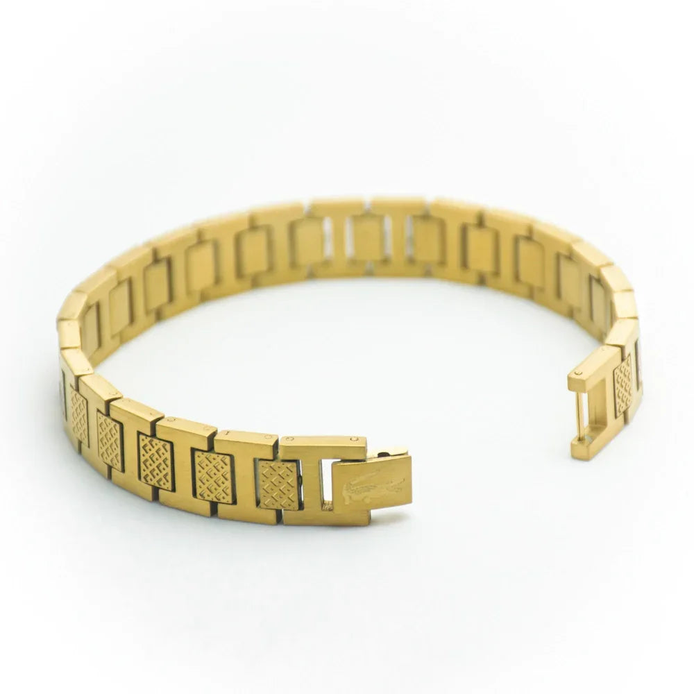Luxury-Inspired Gold Bracelet for Men – Sleek & Sophisticated