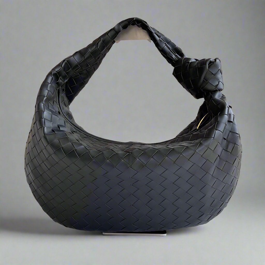 Woven Leather Handbags Hobo Bag Top-handle Woven Hobo