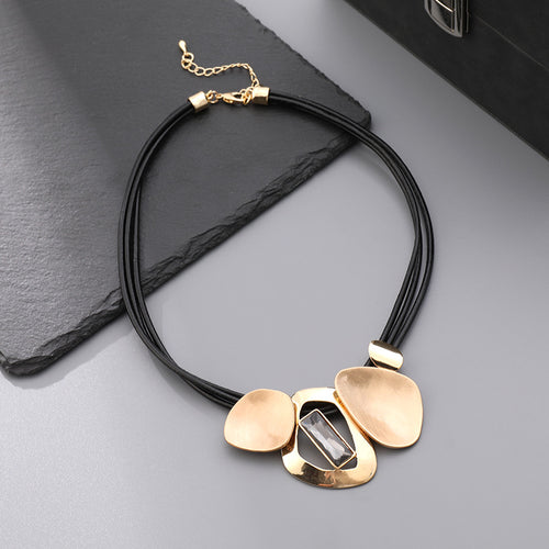 Chunky Gold Statement Necklace for Women