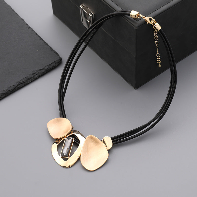 Chunky Gold Statement Necklace for Women