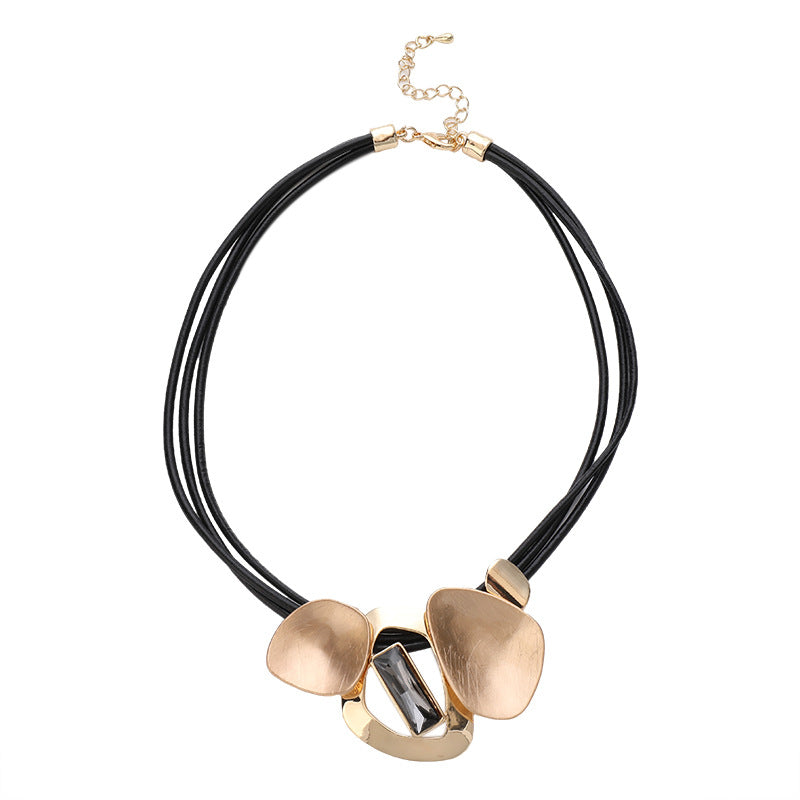 Chunky Gold Statement Necklace for Women