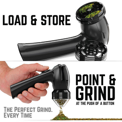 Electric Portable Herb Grinder USB Powered Essential Kitchen Mill for Grinding,BLACK