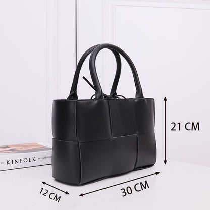 Black Leather Tote Bag  ,GKE-G8