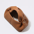 Women’s Brown Pebbled cowhide Tote Bag Soft Slouchy Top Handle Handbag for Daily