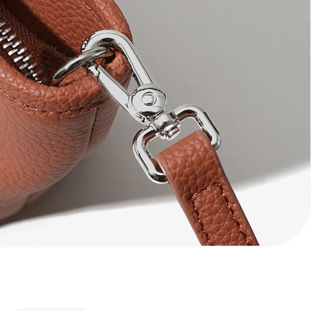 レディース本革ミニマリストトートバッグ