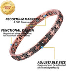 Elegant Copper Bracelet Magnetic Therapy Healing Gift for Mom