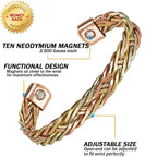Pure Copper Magnetic Therapy Cuff Bracelet- Unisex Design