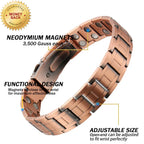 Magnetic Copper Bracelet Simple Design, Healing & Comfort for Parents