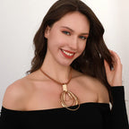 エレガントなデイリーローズゴールドとシルバーのツートンマルチレイヤーティアドロップダングルイヤリングレディース