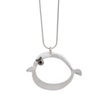 Angry Bird Metal Hammered Statement Necklace