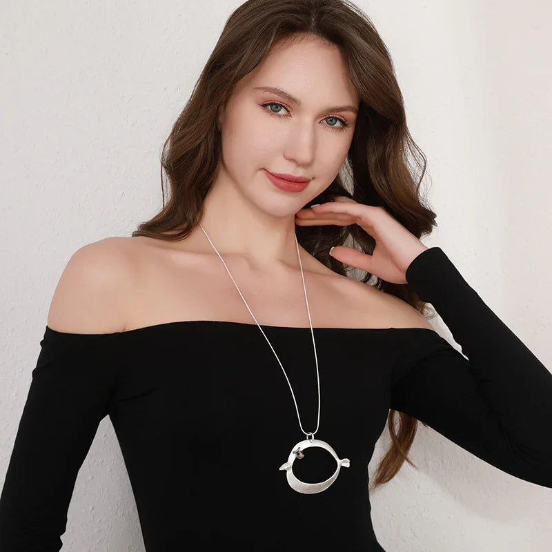 エレガントなデイリーローズゴールドとシルバーのツートンマルチレイヤーティアドロップダングルイヤリングレディース