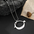 Angry Bird Metal Hammered Statement Necklace