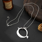 Angry Bird Metal Hammered Statement Necklace