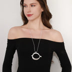 Angry Bird Metal Hammered Statement Necklace