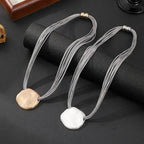 Twisted Chunky Chain Necklace Bracelet Big Ball Clavicle Chain