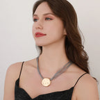 Exaggerated Twisted Chunky Chain Necklace Bracelet Punk Big Ball Clavicle Chain