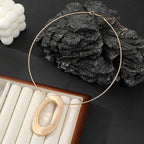 Solitaire Pendant Necklace in Gold Over Sterling Silver